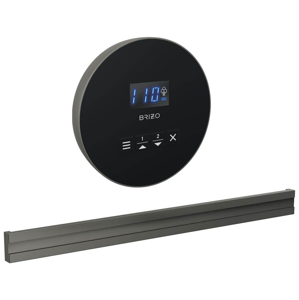 Brizo - Other Round + Bilateral Steam Set - Lumicoat Luxe Steel