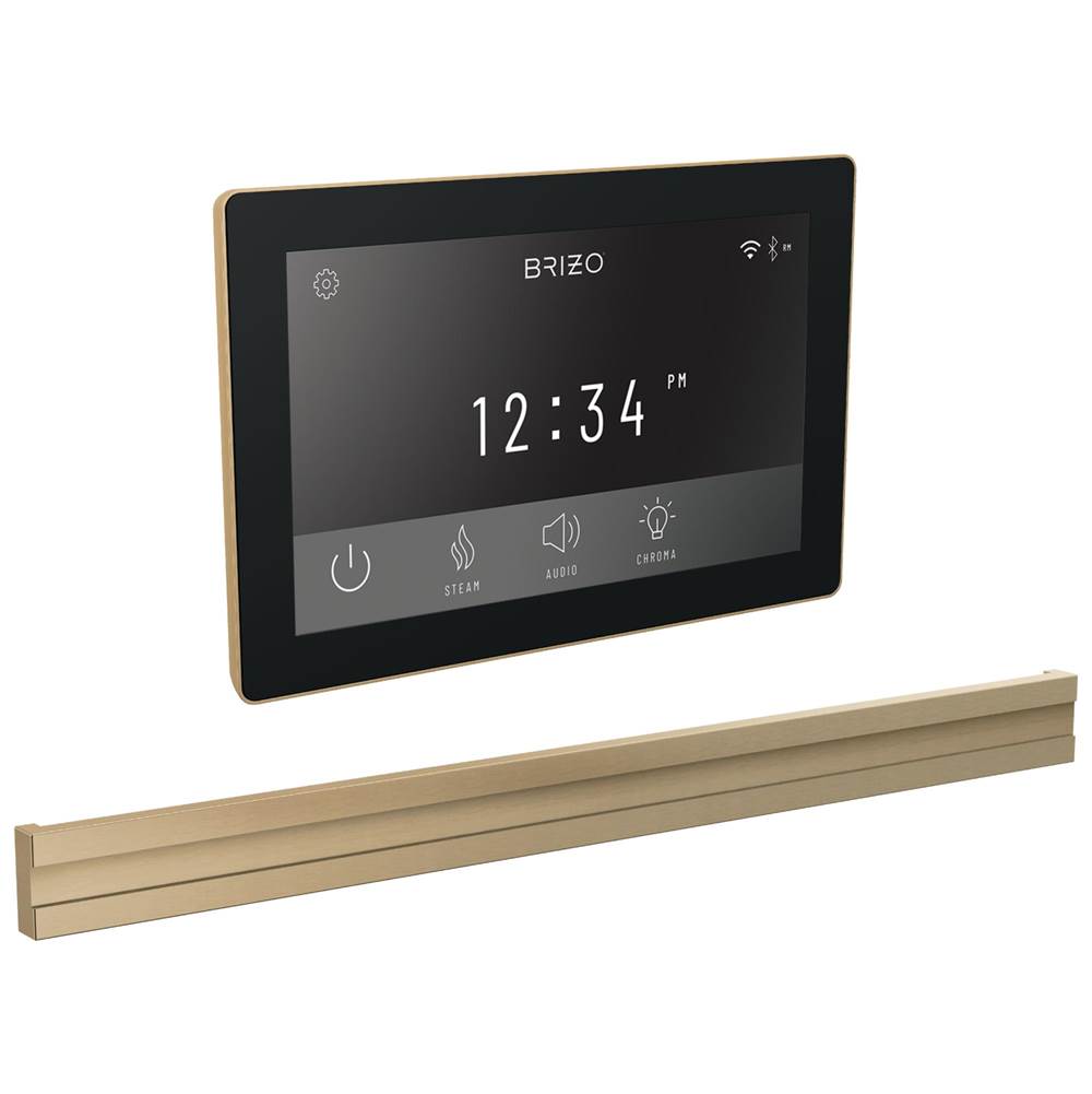Brizo - Other Digital + Bilateral Steam Set - Lumicoat Luxe Gold