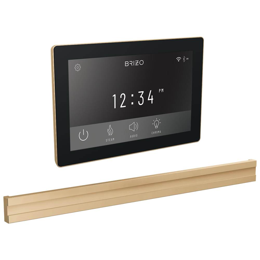 Brizo - Other Digital + Bilateral Steam Set - Lumicoat Polished Gold