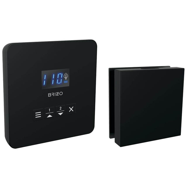 Brizo - Other Square Steam Set - Matte Black