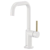 Brizo - Jason Wu for BrizoE Bar Faucet with Square Spout - Less Handle - Matte White
