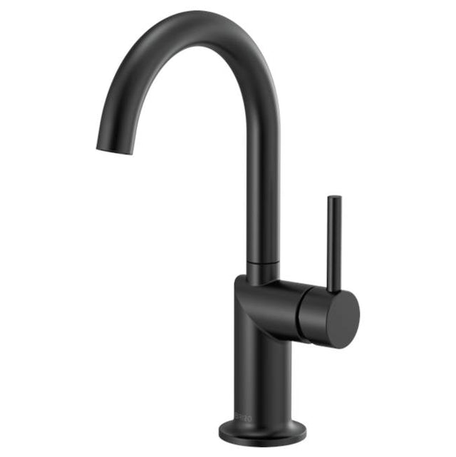 Brizo - Odin Bar Faucet with Arc Spout - Less Handle - Matte Black