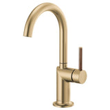 Brizo - Odin Bar Faucet with Arc Spout - Less Handle - Luxe Gold
