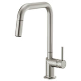Brizo - Odin Pull-Down Faucet with Square Spout - Less Handle - Stainless