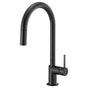 Brizo - Odin Pull-Down Faucet with Arc Spout - Less Handle - Matte Black