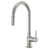 Brizo - Odin Pull-Down Faucet with Arc Spout - Less Handle - Stainless