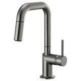 Brizo - Odin Pull-Down Prep Faucet with Square Spout - Less Handle - Luxe Steel