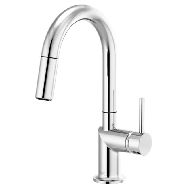 Brizo - Odin Pull-Down Prep Faucet with Arc Spout - Less Handle - Chrome