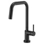 Brizo - Odin SmartTouch Pull-Down Kitchen Faucet with Square Spout - Less Handle - Matte Black