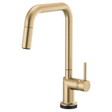 Brizo - Odin SmartTouch Pull-Down Kitchen Faucet with Square Spout - Less Handle - Luxe Gold
