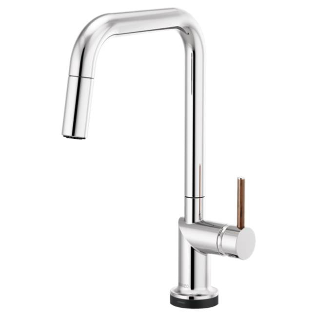 Brizo - Odin SmartTouch Pull-Down Kitchen Faucet with Square Spout - Less Handle - Chrome