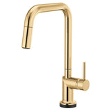 Brizo - Odin SmartTouch Pull-Down Kitchen Faucet with Square Spout - Less Handle - Polished Gold