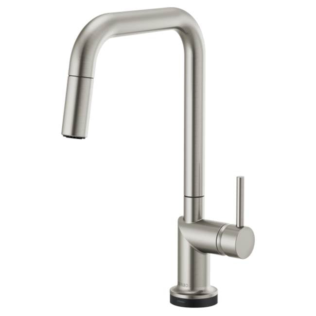 Brizo - Odin SmartTouch Pull-Down Kitchen Faucet with Square Spout - Less Handle - Stainless