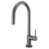 Brizo - Odin SmartTouch Pull-Down Kitchen Faucet with Arc Spout - Less Handle - Luxe Steel