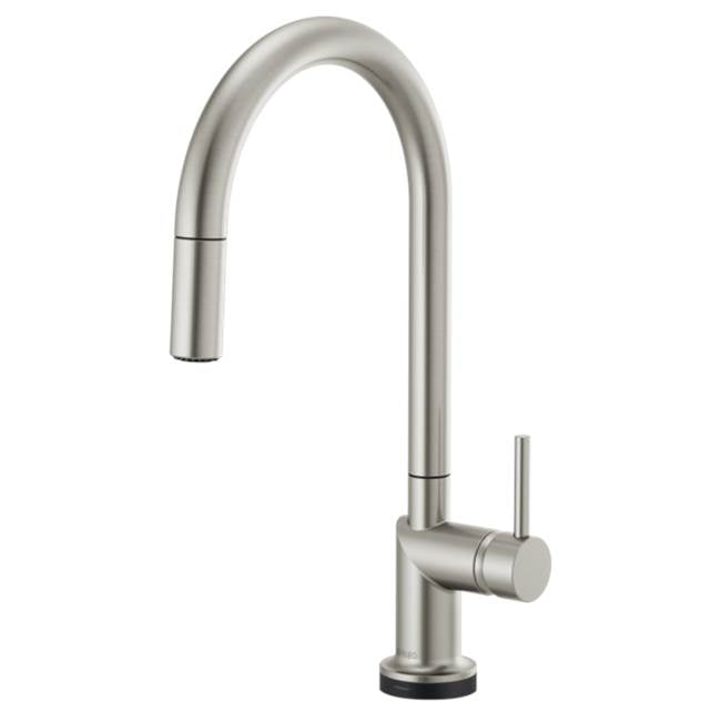 Brizo - Odin SmartTouch Pull-Down Kitchen Faucet with Arc Spout - Less Handle - Stainless