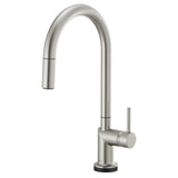 Brizo - Odin SmartTouch Pull-Down Kitchen Faucet with Arc Spout - Less Handle - Stainless