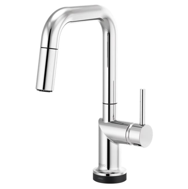 Brizo - Odin SmartTouch Pull-Down Prep Kitchen Faucet with Square Spout - Less Handle - Chrome
