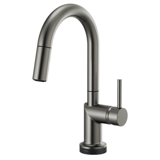 Brizo - Odin SmartTouch Pull-Down Prep Kitchen Faucet with Arc Spout - Less Handle - Luxe Steel