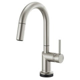Brizo - Odin SmartTouch Pull-Down Prep Kitchen Faucet with Arc Spout - Less Handle - Stainless