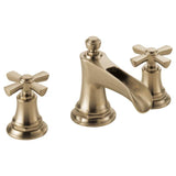 Brizo - Rook Widespread Lavatory Faucet with Channel Spout - Less Handles 1.2 GPM - Luxe Gold