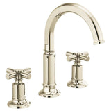 Brizo - Invari Widespread Lavatory Faucet with Arc Spout - Less Handles 1.5 GPM - Polished Nickel