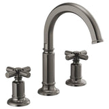 Brizo - Invari Widespread Lavatory Faucet with Arc Spout - Less Handles 1.2 GPM - Luxe Steel