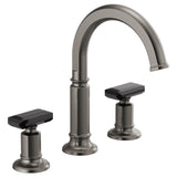 Brizo - Invari Widespread Lavatory Faucet with Arc Spout - Less Handles 1.5 GPM - Luxe Steel