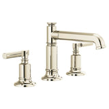 Brizo - Invari Widespread Lavatory Faucet with Column Spout - Less Handles 1.5 GPM - Polished Nickel