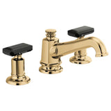 Brizo - Invari Widespread Lavatory Faucet with Angled Spout - Less Handles 1.5 GPM - Polished Gold