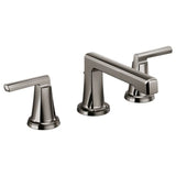 Brizo - LevoirE Widespread Lavatory Faucet With Low Spout - Less Handles - Brilliance Black Onyx