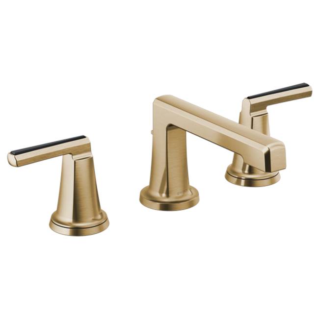 Brizo - LevoirE Widespread Lavatory Faucet with Low Spout - Less Handles 1.2 GPM - Luxe Gold