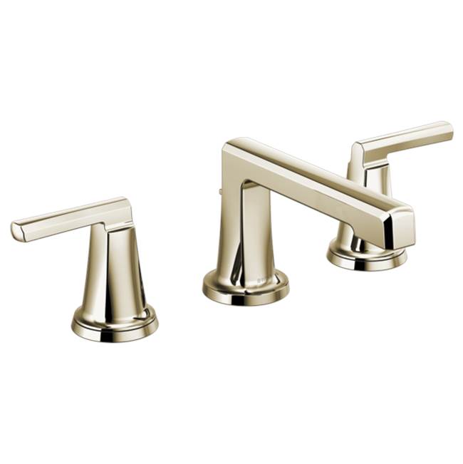 Brizo - LevoirE Widespread Lavatory Faucet with Low Spout - Less Handles 1.2 GPM - Polished Nickel