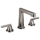 Brizo - LevoirE Widespread Lavatory Faucet With High Spout - Less Handles - Brilliance Black Onyx