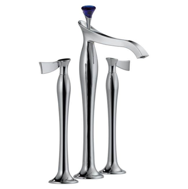 Brizo - RSVP Blue Crystal Finial - Chrome