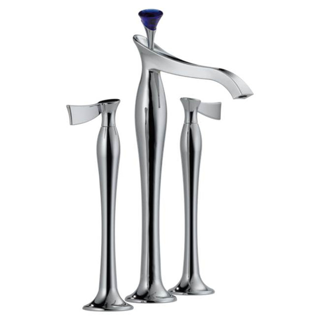 Brizo - RSVP Blue Crystal Finial - Chrome