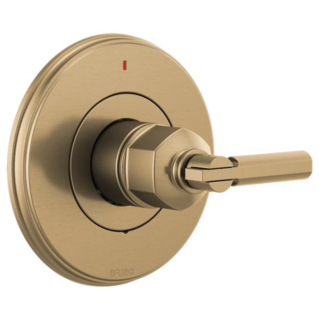 Brizo - Invari Pressure Balance Valve Only Trim - Less Handle - Luxe Gold
