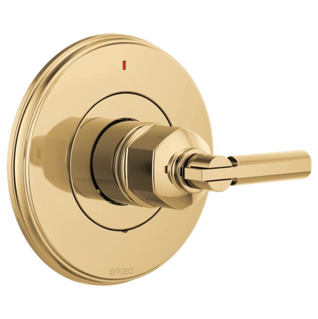 Brizo - Invari Pressure Balance Valve Only Trim - Less Handle - Polished Gold