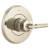 Brizo - Invari Pressure Balance Valve Only Trim - Less Handle - Polished Nickel