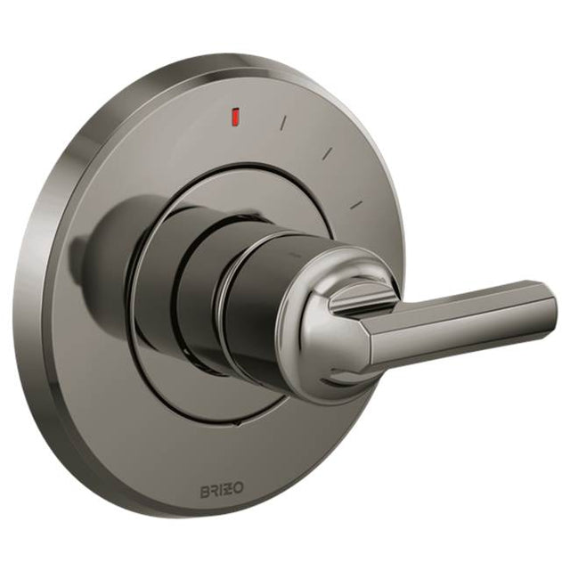 Brizo - LevoirE Pressure Balance Valve Only Trim - Less Handle - Brilliance Black Onyx