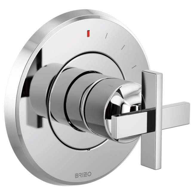 Brizo - LevoirE Pressure Balance Valve Only Trim - Less Handle - Chrome
