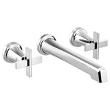 Brizo - LevoirE Two-Handle Wall Mount Lavatory Faucet - Less Handles 1.2 GPM - Chrome