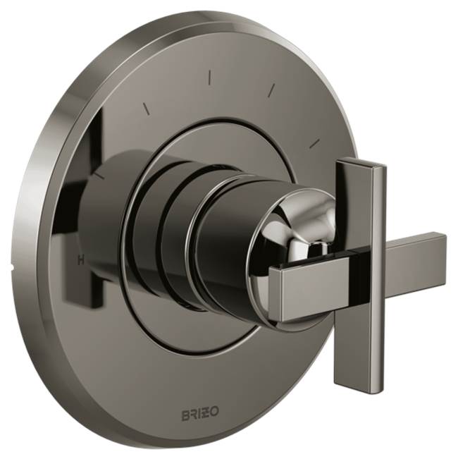 Brizo - LevoirE Sensori Thermostatic Valve Trim - Less Handle - Brilliance Black Onyx