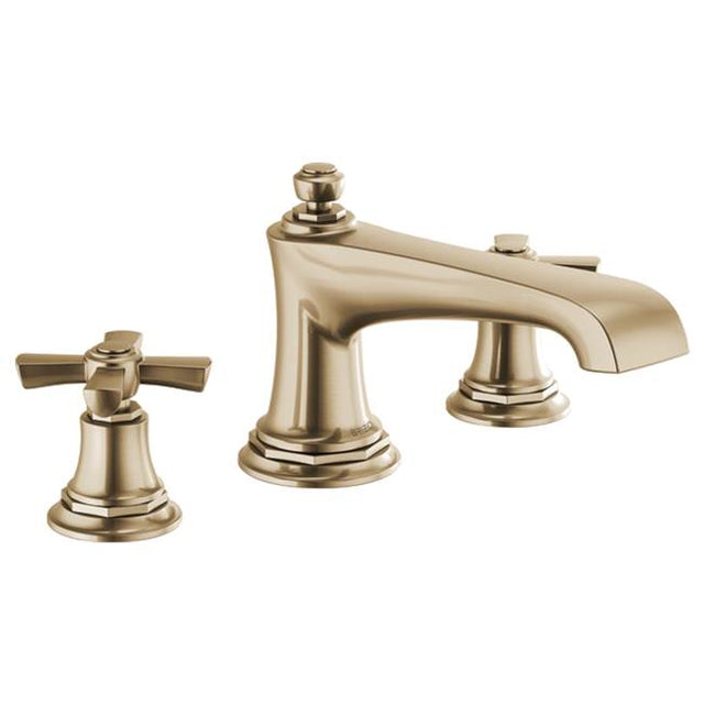 Brizo - Rook Roman Tub Faucet - Less Handles - Luxe Gold