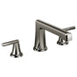 Brizo - LevoirE Roman Tub Faucet - Less Handles - Brilliance Black Onyx