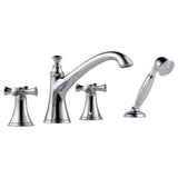 Brizo - Baliza Roman Tub Trim with Hand Shower - Less Handles - Chrome