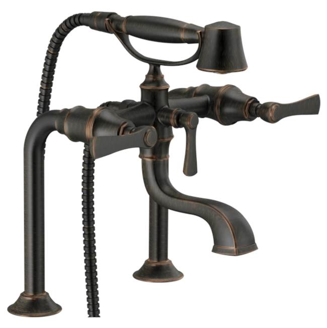 Brizo - Rook Two-Handle Tub Filler Trim Kit with Lever Handles - Venetian Bronze