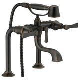Brizo - Rook Two-Handle Tub Filler Trim Kit with Lever Handles - Venetian Bronze