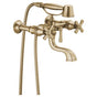 Brizo - Rook Two-Handle Tub Filler Trim Kit with Cross Handles - Luxe Gold