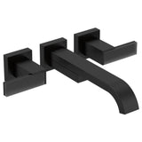 Brizo - Siderna Two-Handle Wall Mount Tub Filler - Less Handles - Matte Black