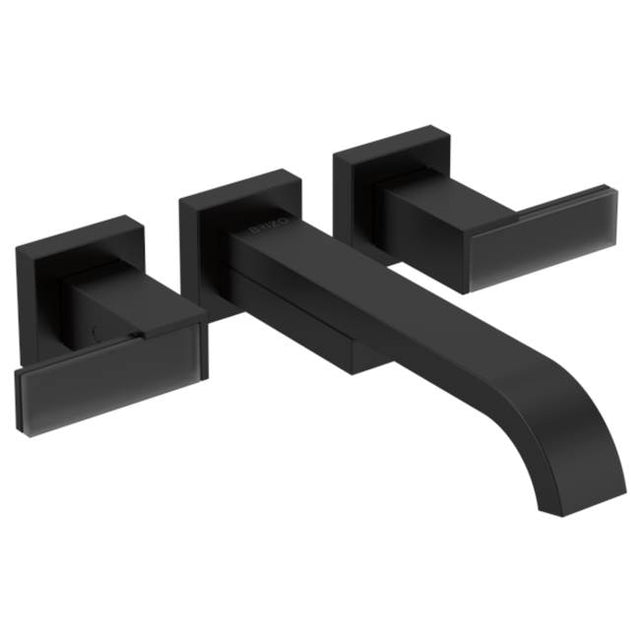 Brizo - Siderna Two-Handle Wall Mount Tub Filler - Less Handles - Matte Black